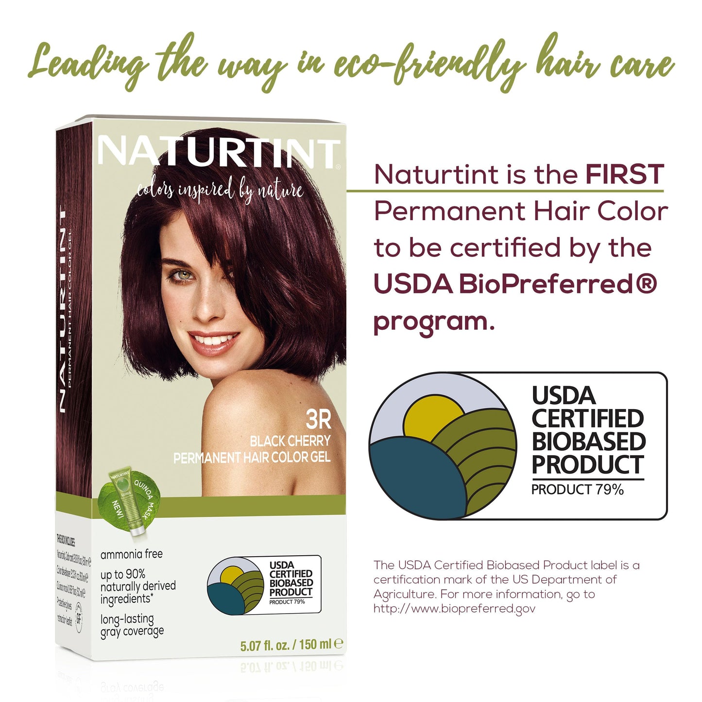 Naturtint 3R Black Cherry Permanent Hair Color (Pack of 1), Ammonia Free, Vegan, Cruelty Free, up to 100% Gray Coverage, Long Lasting Results