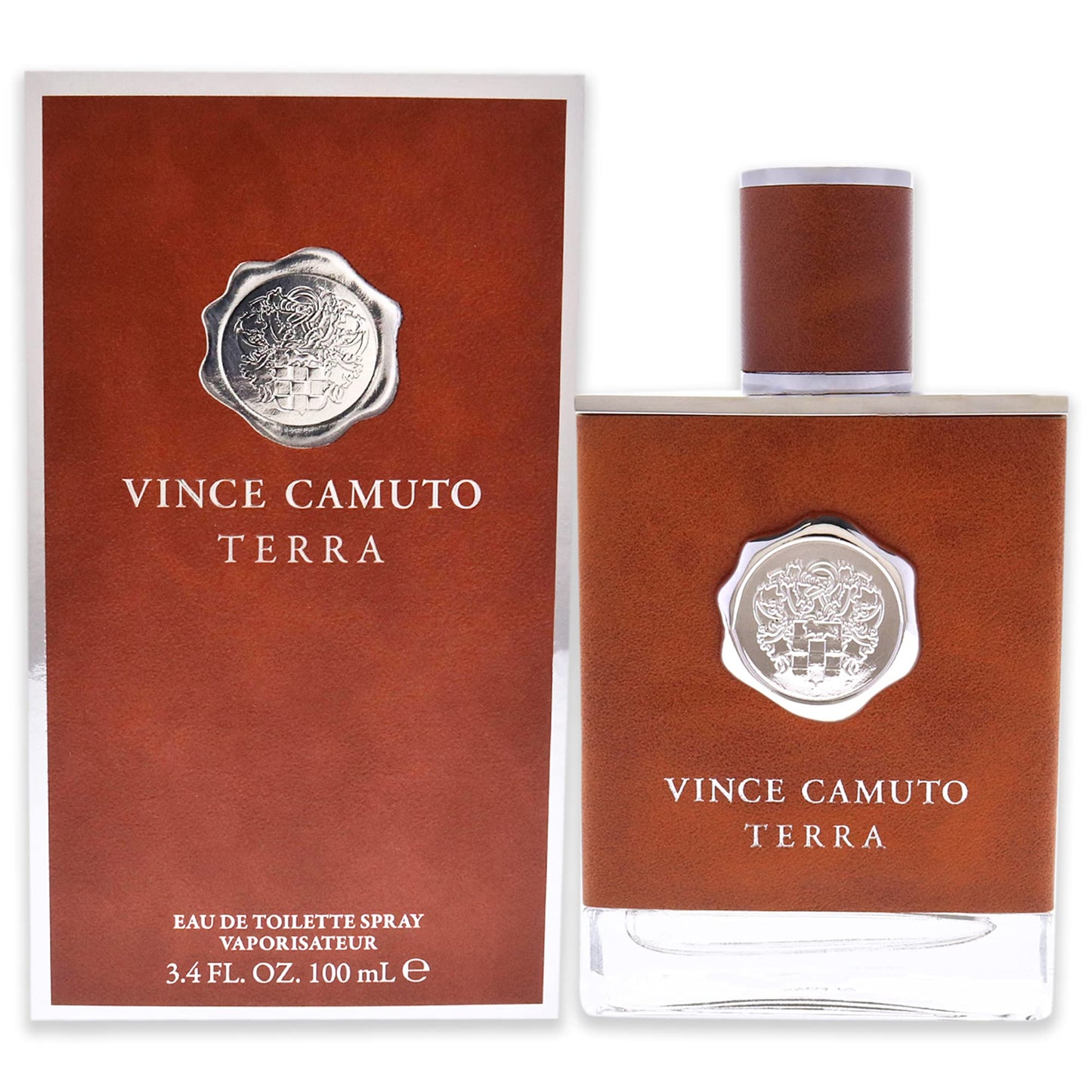 Vince Camuto Terra Eau de Toilette Spray for Men, 3.4 Fl Oz