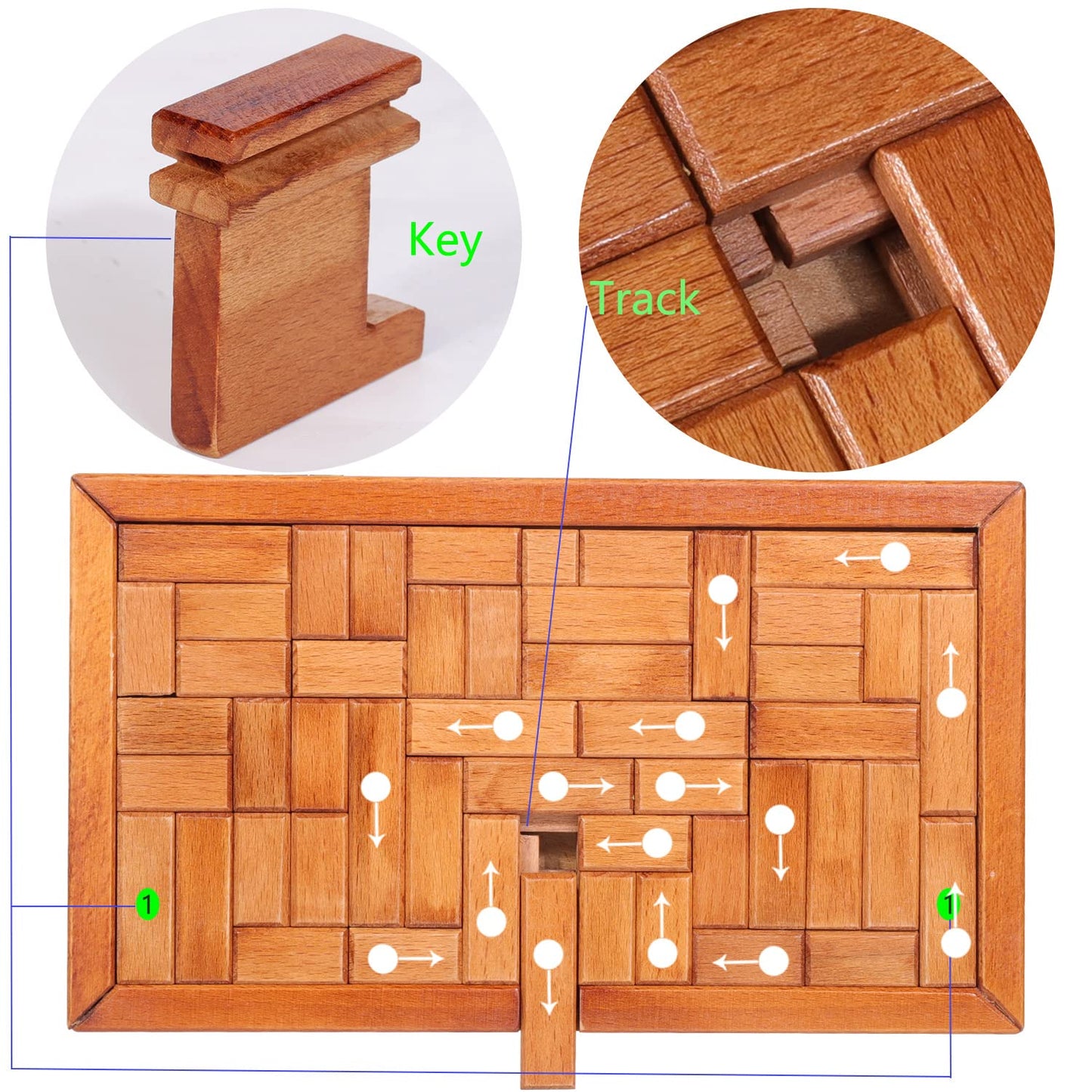 Onietoiy 32-Step Wooden Secret Puzzle Box – Beech Wood Money Holder, Handmade Brain Teaser & Unlocking Game, Retro Compartment Gift for Kids & Adults