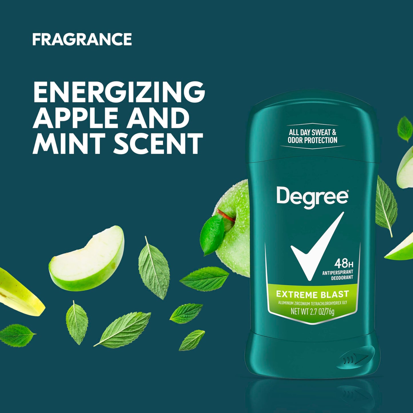 Degree Men Original Protection Antiperspirant Deodorant 48-Hour Sweat and Odor Protection Extreme Blast Antiperspirant For Men 2.7 oz, Pack of 6 Beauty and Personal Care Degree