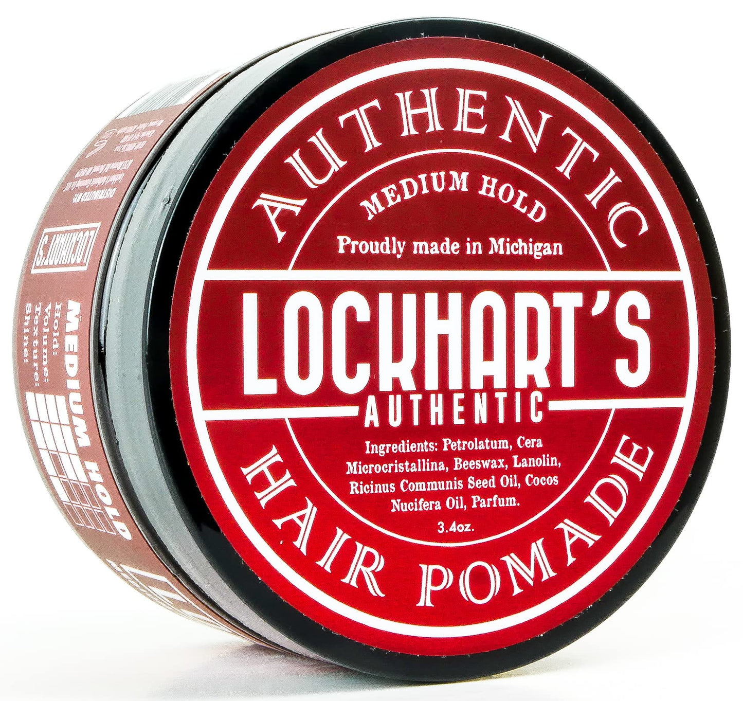 Lockhart's Oil Based Goon Grease - Handcrafted Pomade for Men - Medium Hold, Medium Shine - Locks in Moisture & Easy to Recomb - Sandalwood Vetiver