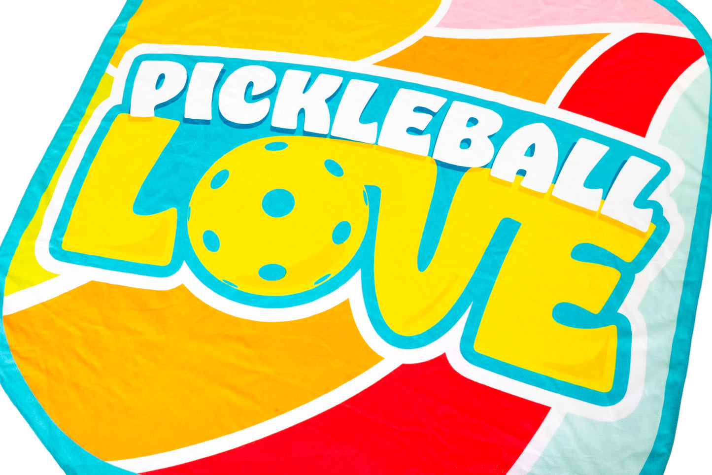 BigMouth Inc Giant Beach Blanket, Fun Summer Beach Towel, Large Size for Kids Teens & Adults, Quick Dry Microfiber Material - Pickleball Paddle