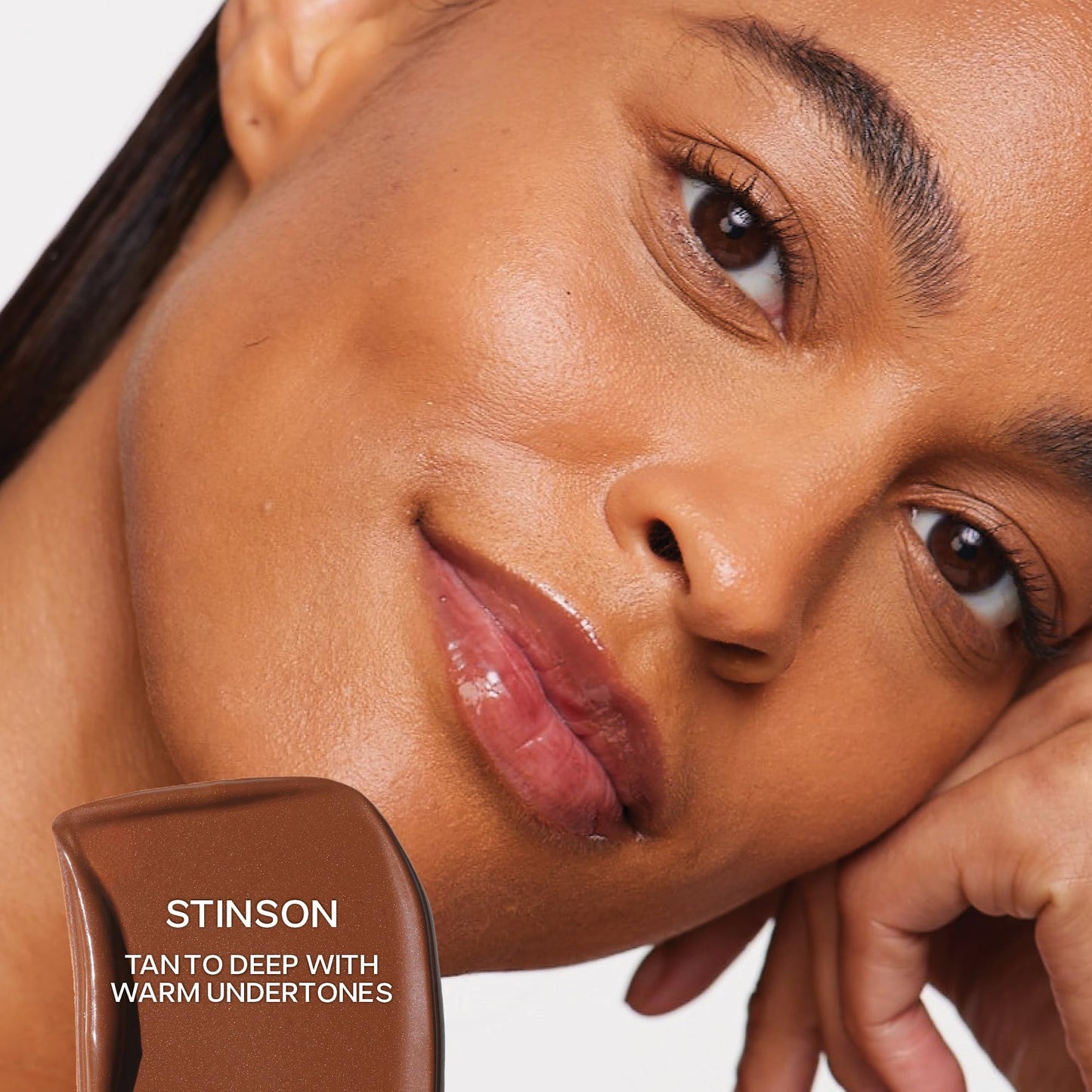 Saie Dew Bronze - Hydrating Liquid Bronzer Stick For a Sun Kissed Glow - Liquid Contour Stick Infused with Nourishing Skin Care Ingredients - Sculpted
