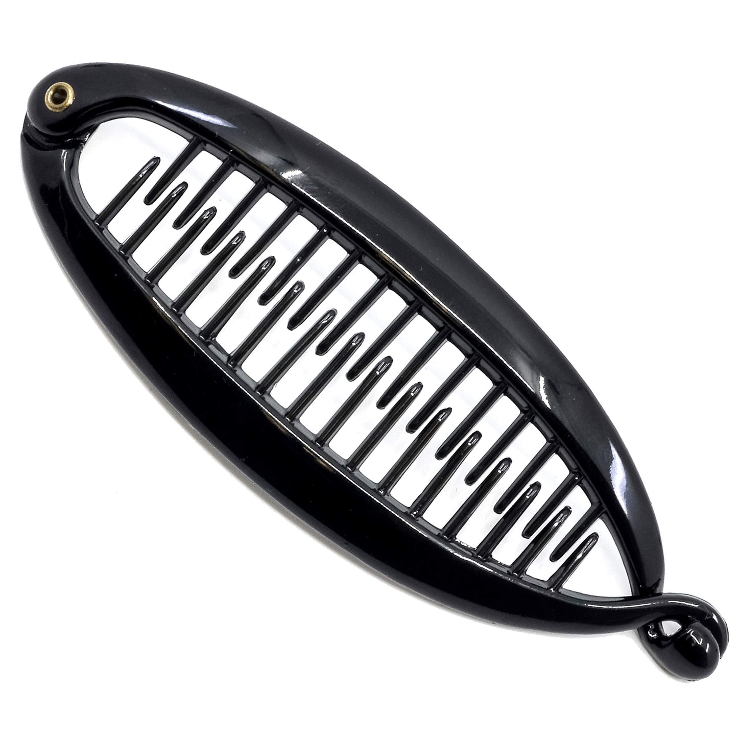 Camila Paris NV138 French Extra Small Banana Clip Hair Comb for Fine Hair, Classic Banana Clips Hair for Thin Hair Ponytail Holder Interlocking