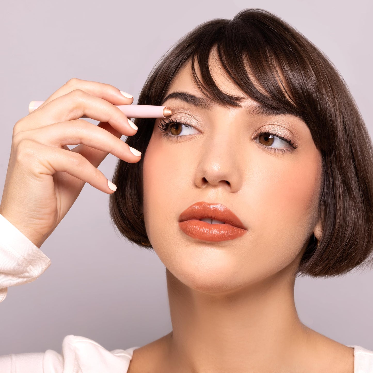 Wander Beauty Wandering Eyes Shadow Stick - Champagne Wishes (Champagne Shimmer) - Smudge & Crease Free Cream Eyeshadow With Tamarind & Jojoba Oil…