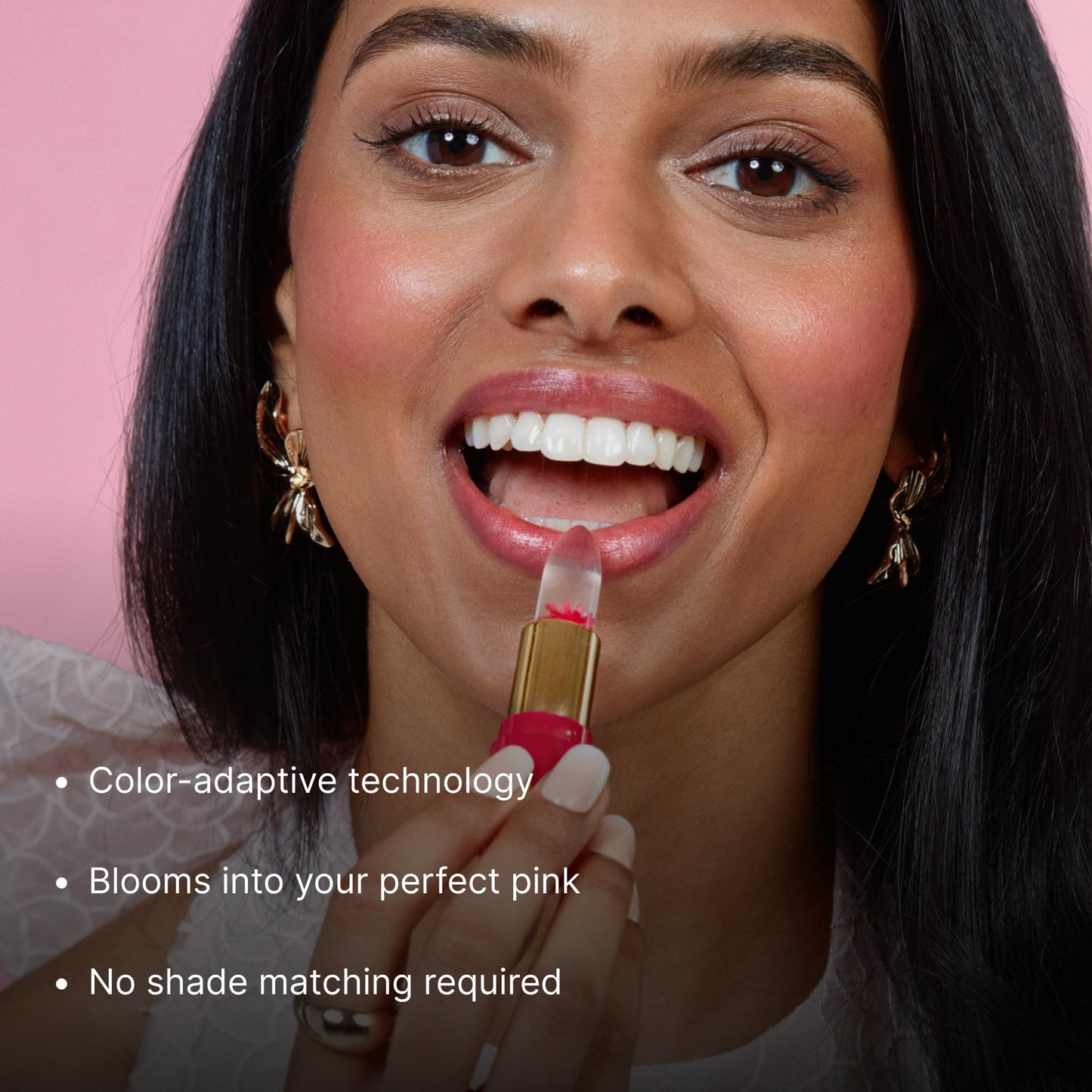 Winky Lux Flower Balm, pH Lip Balm, Color Changing Lipstick and Tinted Lip Balm, Vegan & Cruelty Free Hydrate & Plump, Sheer Pink Lipstick, Purple Beauty and Personal Care Winky Lux