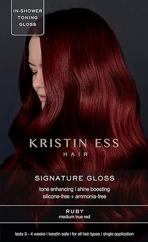 Kristin Ess The One Signature Hair Gloss - Ruby: Medium True Red