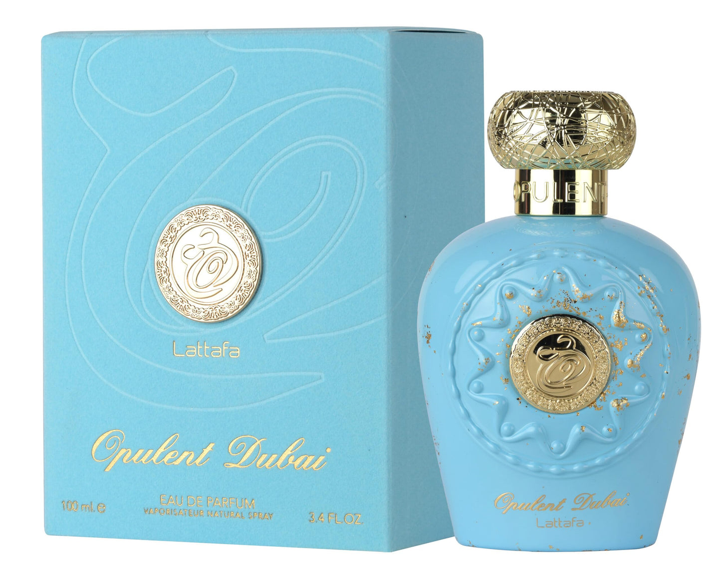 Lattafa Opulent Dubai - Citrus, Fruity, Floral, Woody - Eau de Parfum Long-Lasting Fragrance for Unisex, 3.4 Ounce / 100 ml Beauty and Personal Care Lattafa