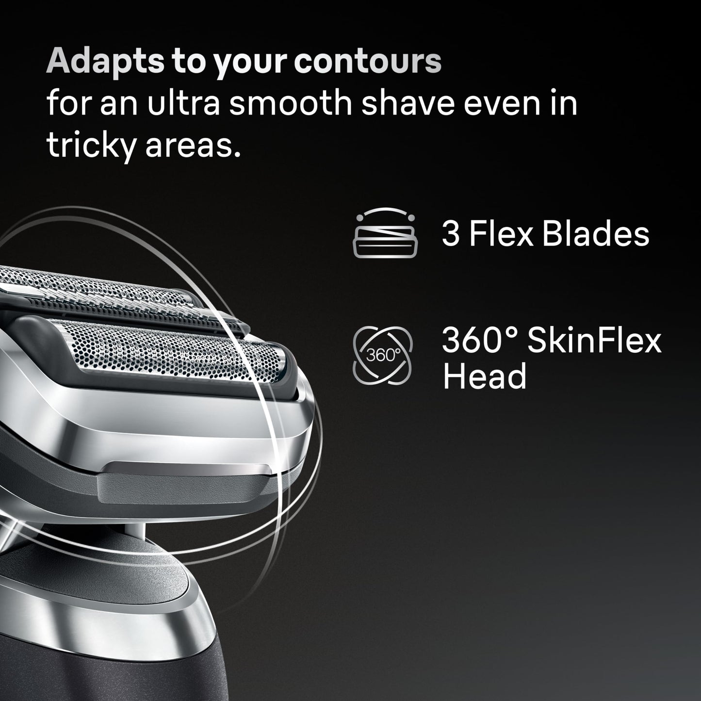 Braun Series 7 Electric Shaver Replacement Head, Easily Attach Your Shaver Head for a Shave as efficient as Day one, Compatible with New Generation Beauty and Personal Care Braun