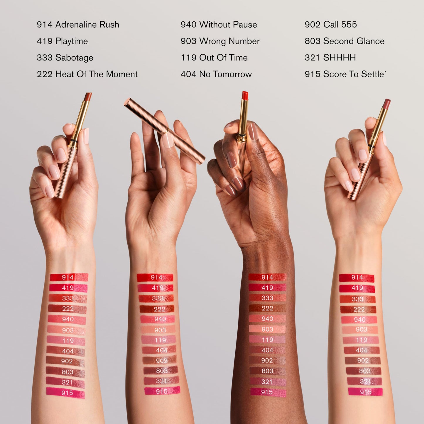 Estée Lauder Pure Color Explicit Long-Lasting Slick Shine Slim Lipstick for Women | Plumping & Hydrating, 902 Call 555