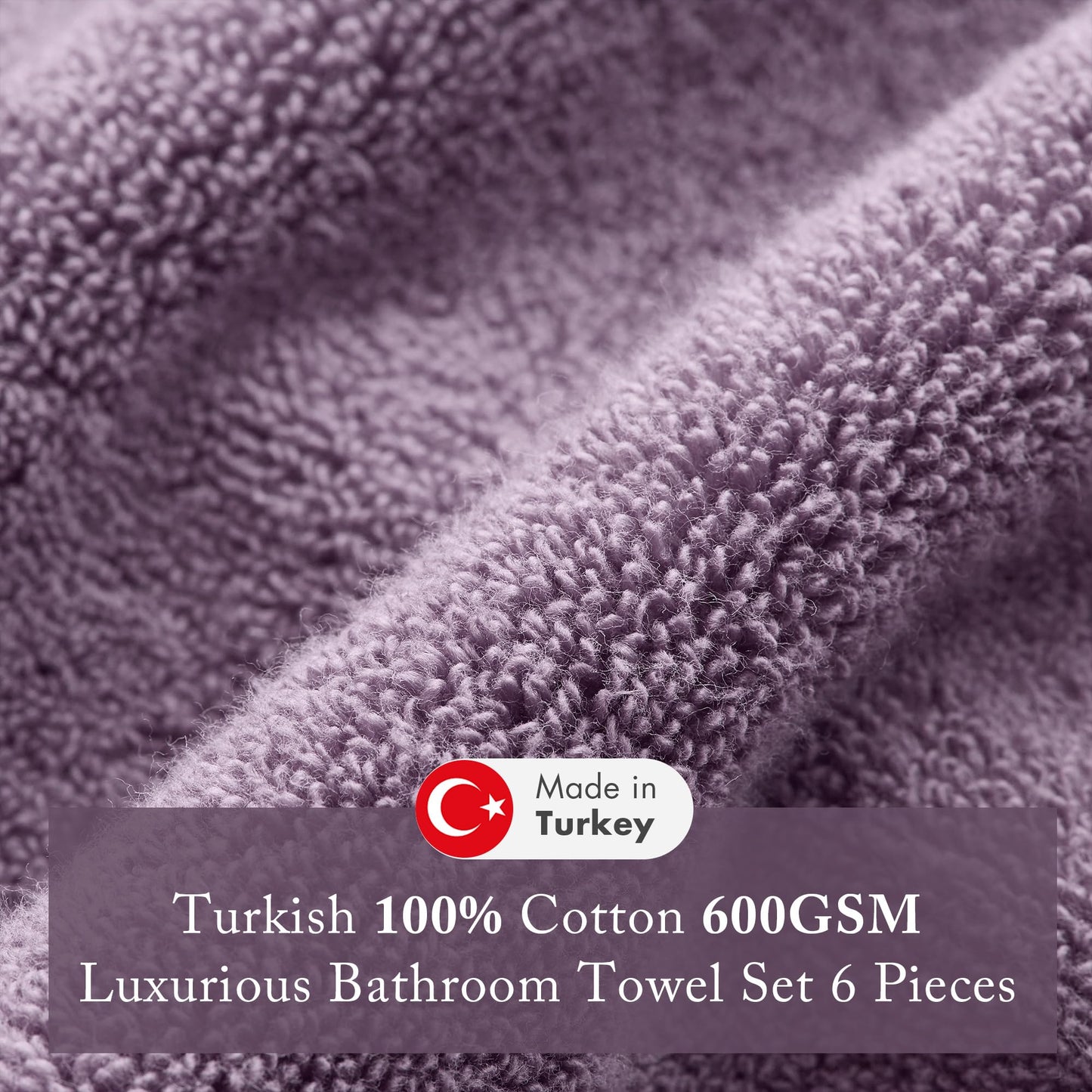 Madison Park Turkish 100% Cotton Towel Set, 600Gsm Luxury Premium Weight, Soft Absorbent Hotel Bathroom Shower Hand Face Washcloths, Assorted Sizes…