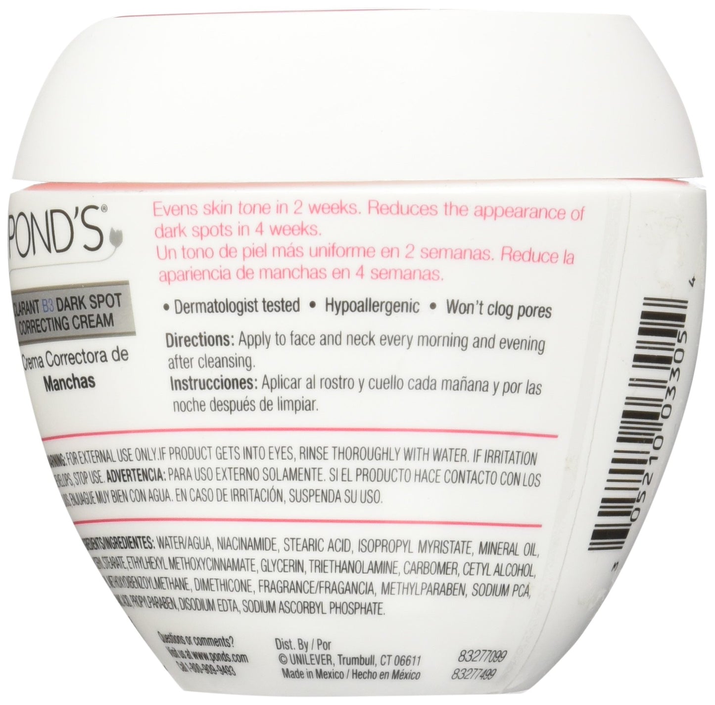 Pond's Correcting Clarant B3 Dark Spot Skin Cream, 7 Ounce Beauty and Personal Care POND'S