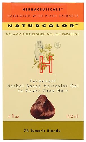 naturcolor Haircolor - Turmeric Blonde Hair Dye, 4 Fl Oz (7R)