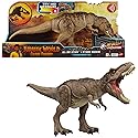 Mattel Jurassic World T. rex Dinosaur Toy with Sound & Movement, All-Out Attack Tyrannosaurus Rex Action Figure with Rampage Attack, Plus Digital Play