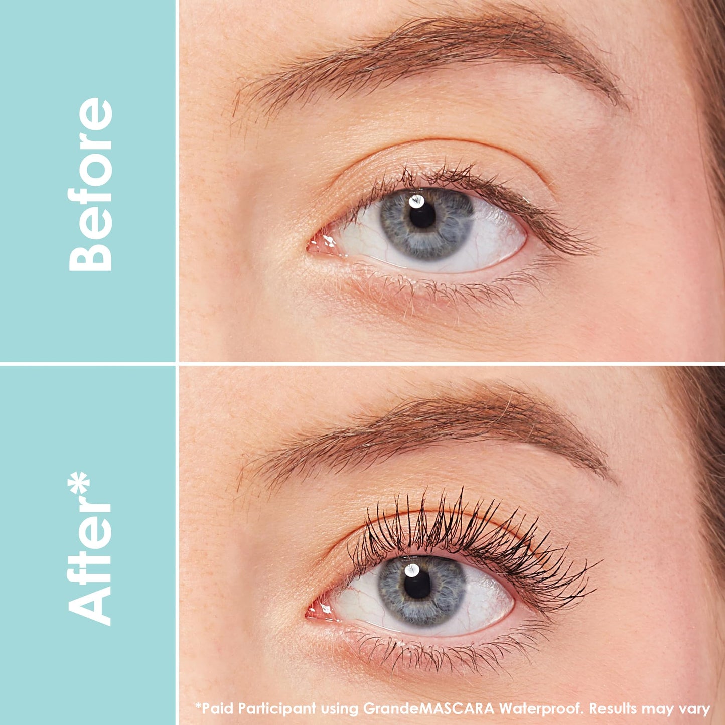Grande Cosmetics GrandeMASCARA Waterproof Conditioning Peptide Mascara - for Buildable Volume & Length, Waterproof & Clump-Free, Lash & Extension