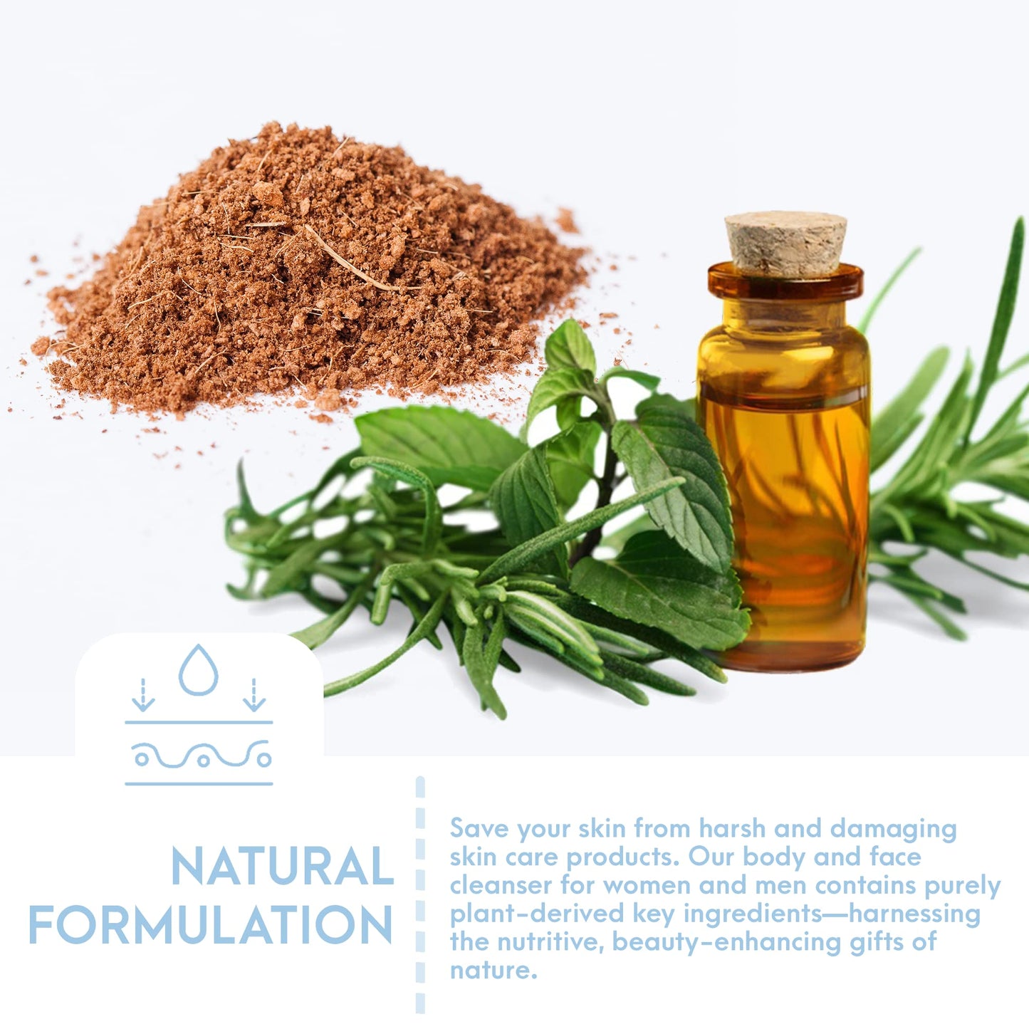 Natural Tone Organic Skincare Detoxifying Exfoliating Cleanser 6oz