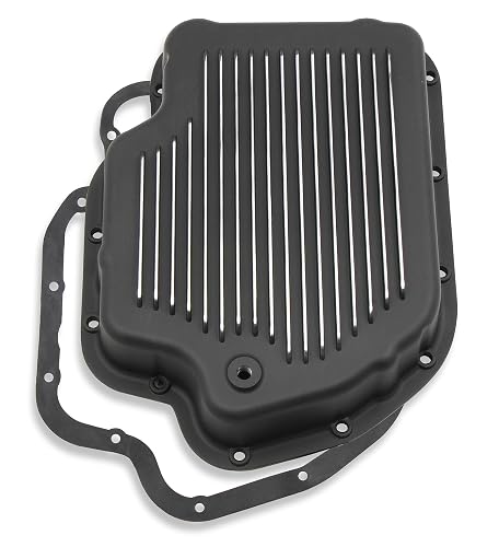 Mr. Gasket Automatic Transmission Oil Pan Gm Th-400 Black Aluminum