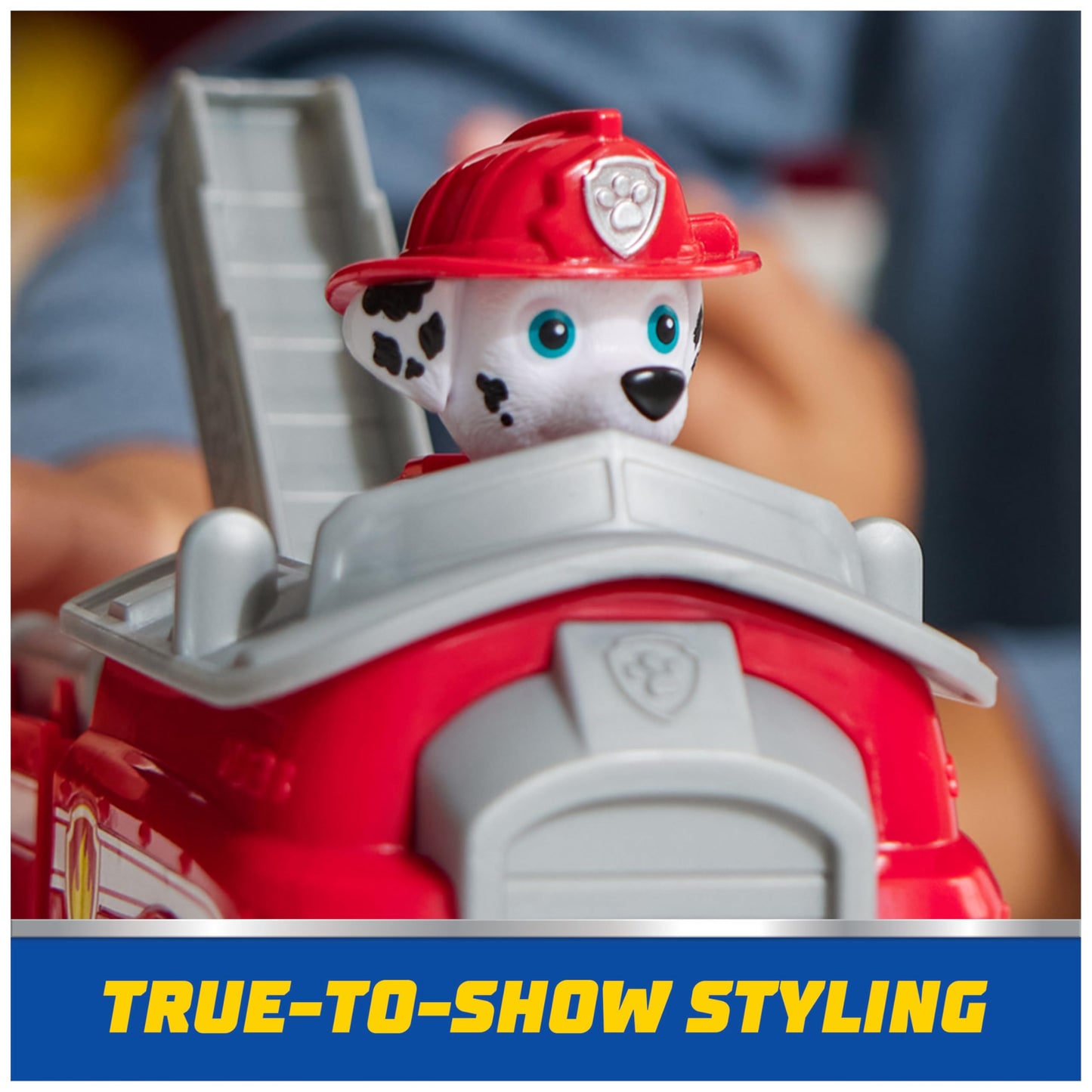 PAW Patrol, Marshall’s Firetruck, Toy Vehicle with Collectible Action Figure, Sustainably Minded Kids Toys for Boys & Girls Ages 3 and Up