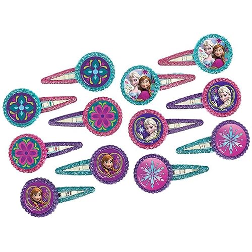 Hair Clip Favors 12 Pieces | Disney© Frozen Collection | Party Accessory