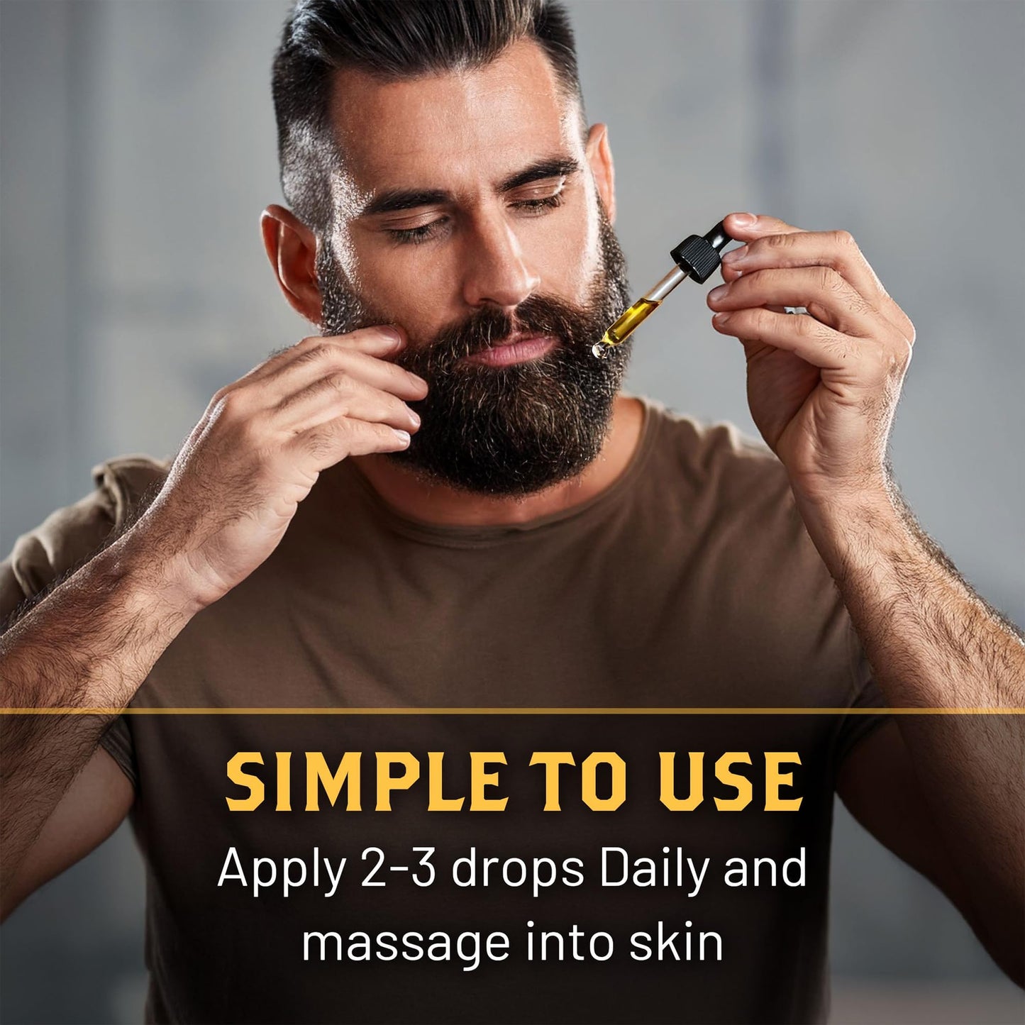 Leven Rose Ranger Grooming Unscented Beard Oil for Men - Organic Jojoba & Argan Oil - Fragrance Free - Made in USA - 1 FL OZ / 30 ML