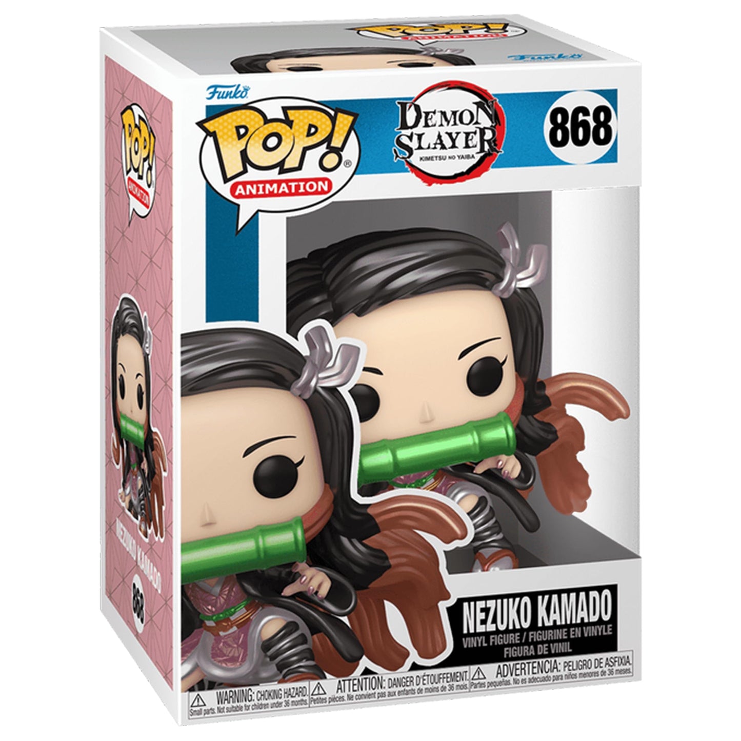 Funko Pop Demon Slayer Nezuko Kamado Toystop LACC Exclusive Metallic
