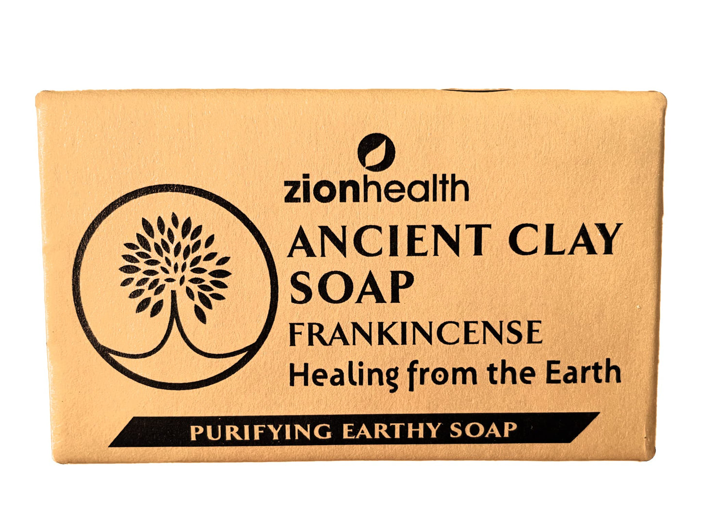 Zion Health Clay Soap Frankincense 6 oz Bar Soap