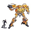 Transformers Toys Studio Series 74 Deluxe Class Revenge of The Fallen Bumblebee & Sam Witwicky Figure, Ages 8 and Up, 4.5-inch