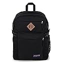 JanSport Main Campus Backpack - Travel or Work backpack w 15-Inch Laptop Sleeve and Dual Water Bottle Pockets, Black