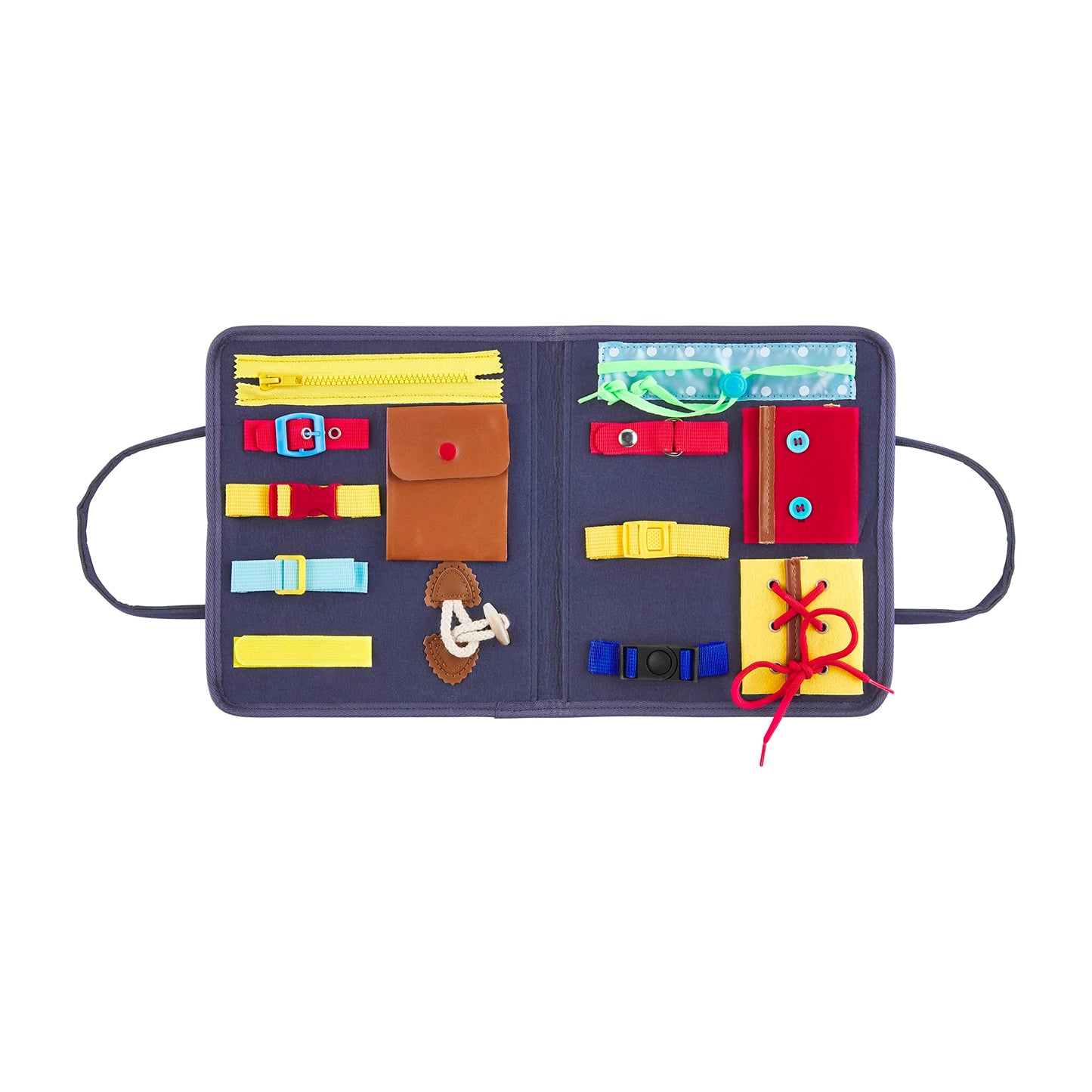 Mud Pie Blue My Busy Briefcase