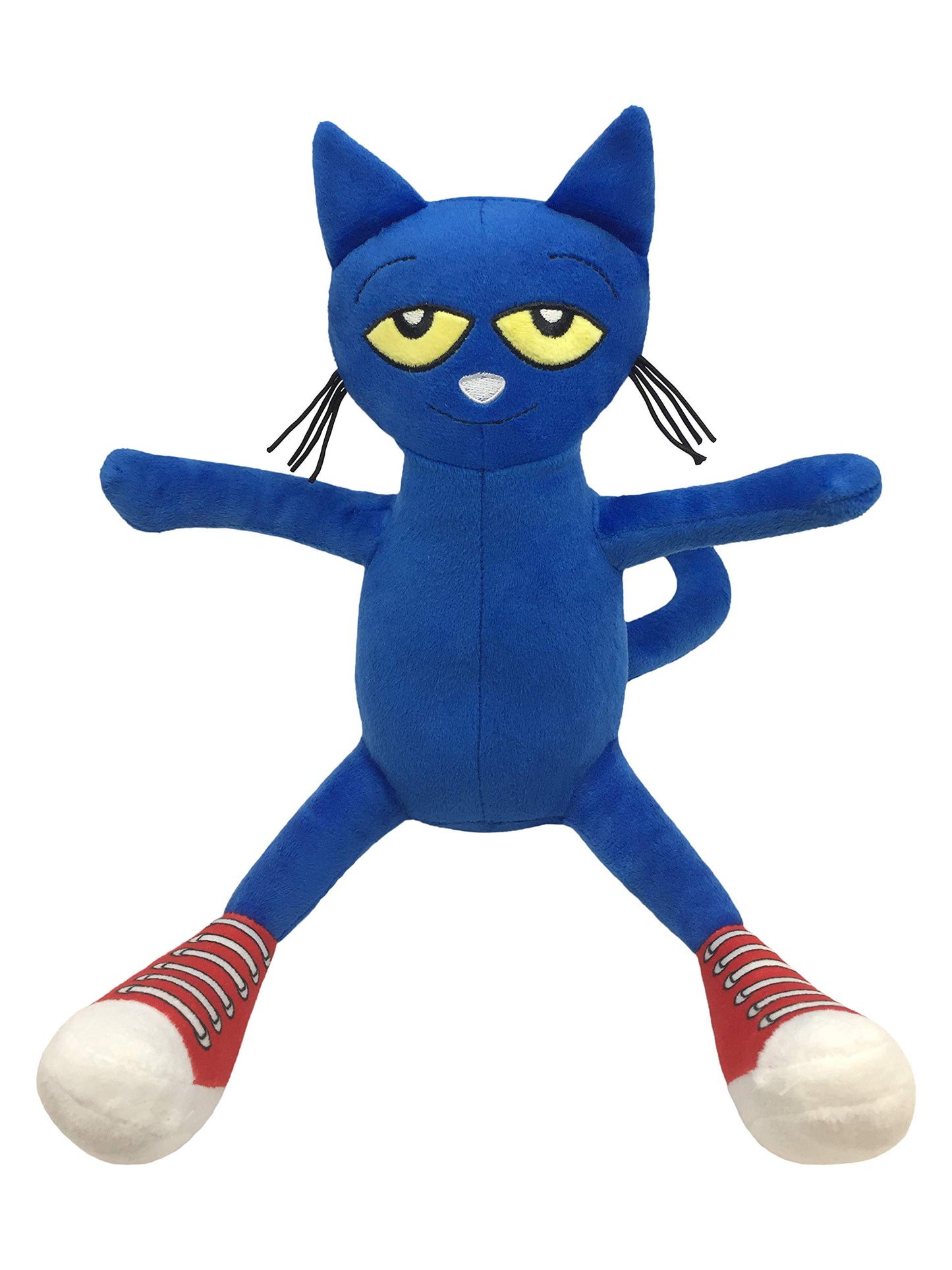Jay Franco Pete The Cat Rock Out Mini Pillow Buddy and 46 Inch x 60 Inch Throw Set - Kids Super Soft 2 Piece Blanket Set