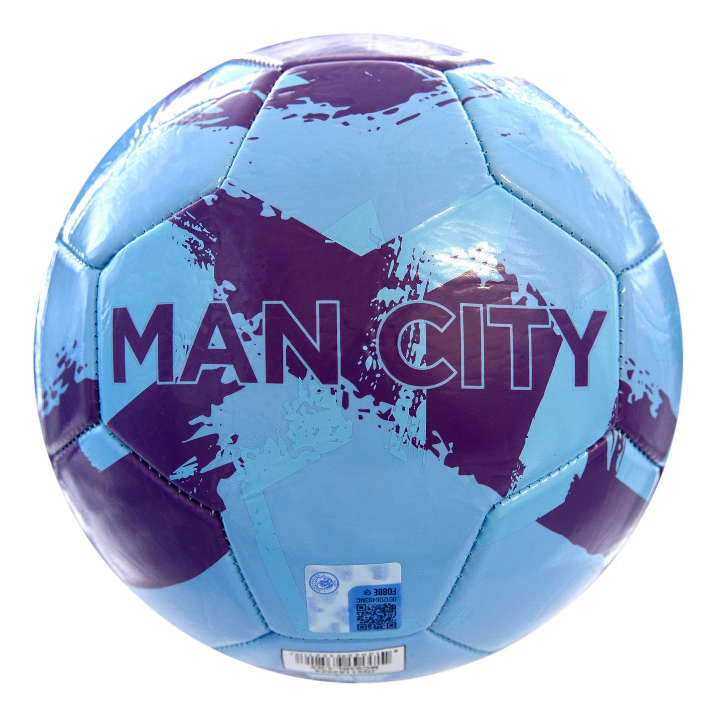 Icon Sports Official Manchester City FC Soccer Ball - MC93BL Light Blue Size 5