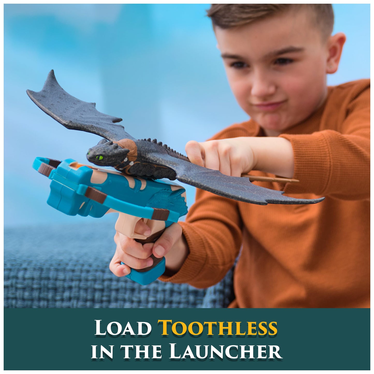 DreamWorks Dragons How to Train Your Dragon – Crossbow Launch Toothless Flying Stunt Glider, Kids Toy for Boys & Girls Ages 4+ (Amazon Exclusive)
