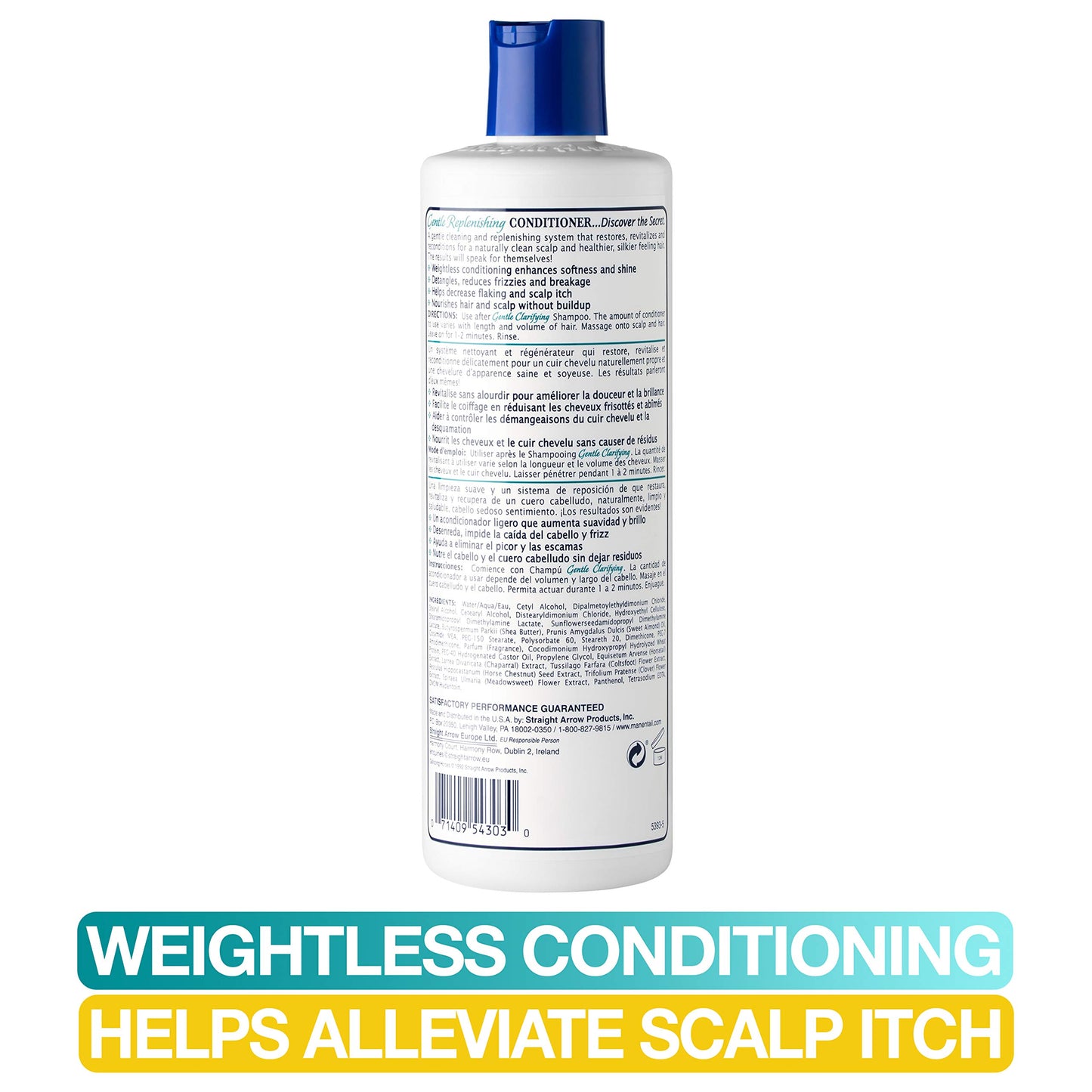 Mane 'n Tail Gentle Clarifying Shampoo & Replenishing Conditioner (12 oz Each) - Removes Build-Up, Restores & Revitalizes for Healthy, Silky Hair