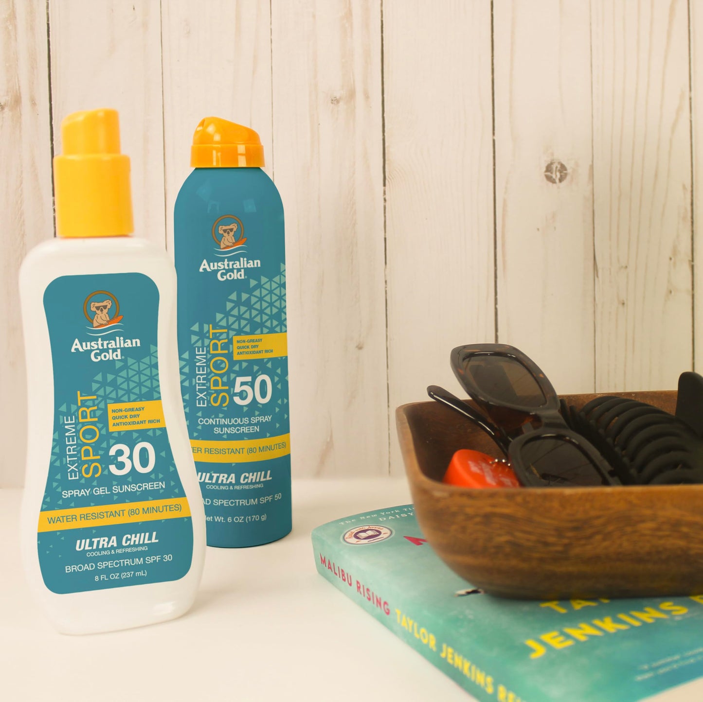 Australian Gold Extreme Sport Sunscreen Lotion SPF 30, 8 Ounce | Broad Spectrum | Sweat & Water Resistant | Non-Greasy | Oxybenzone Free | Cruelty