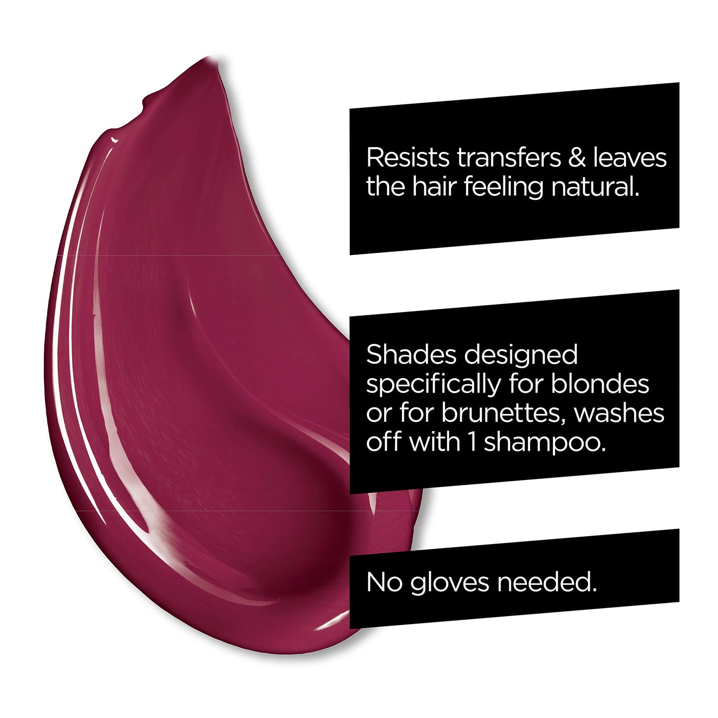 L'Oreal Paris Hair Makeup Temporary 1-Day Hair Color for Blondes, Pink Violet 400, 1 Fluid Ounce
