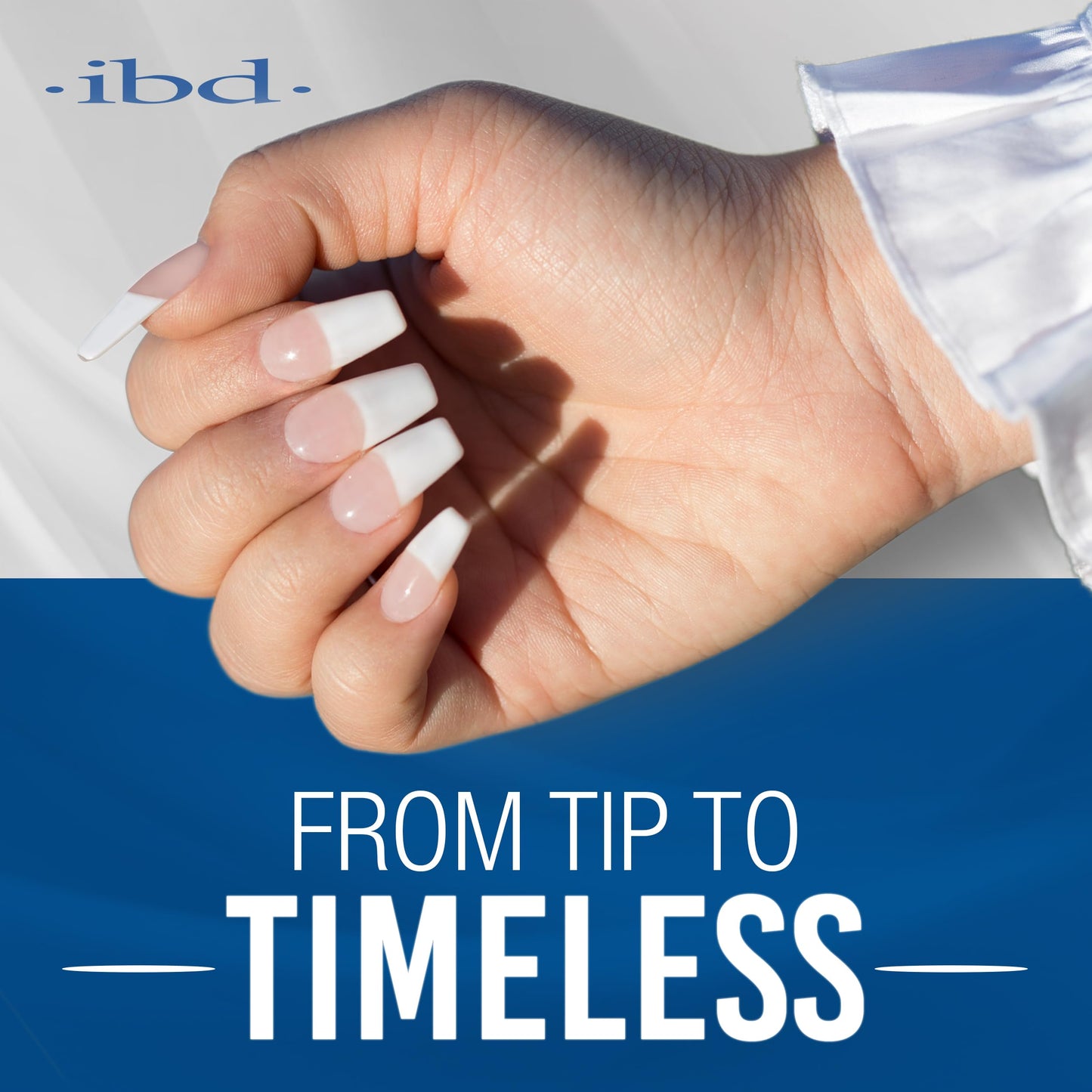 ibd Hard Gel for Nails - LED/UV French Xtreme Clear Builder Gel, Ideal for Nail Extensions, 2 oz