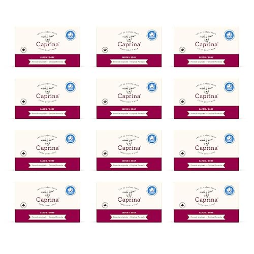 Caprina by Canus Fresh Goat's Milk Soap, Original (12 bars)