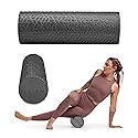 Gaiam Restore Foam Roller for Muscle Massage - Textured Muscle Massager for Stimulation, Total Body Pain Relief for Back, Neck, Foot, Calf, Leg, Arm…