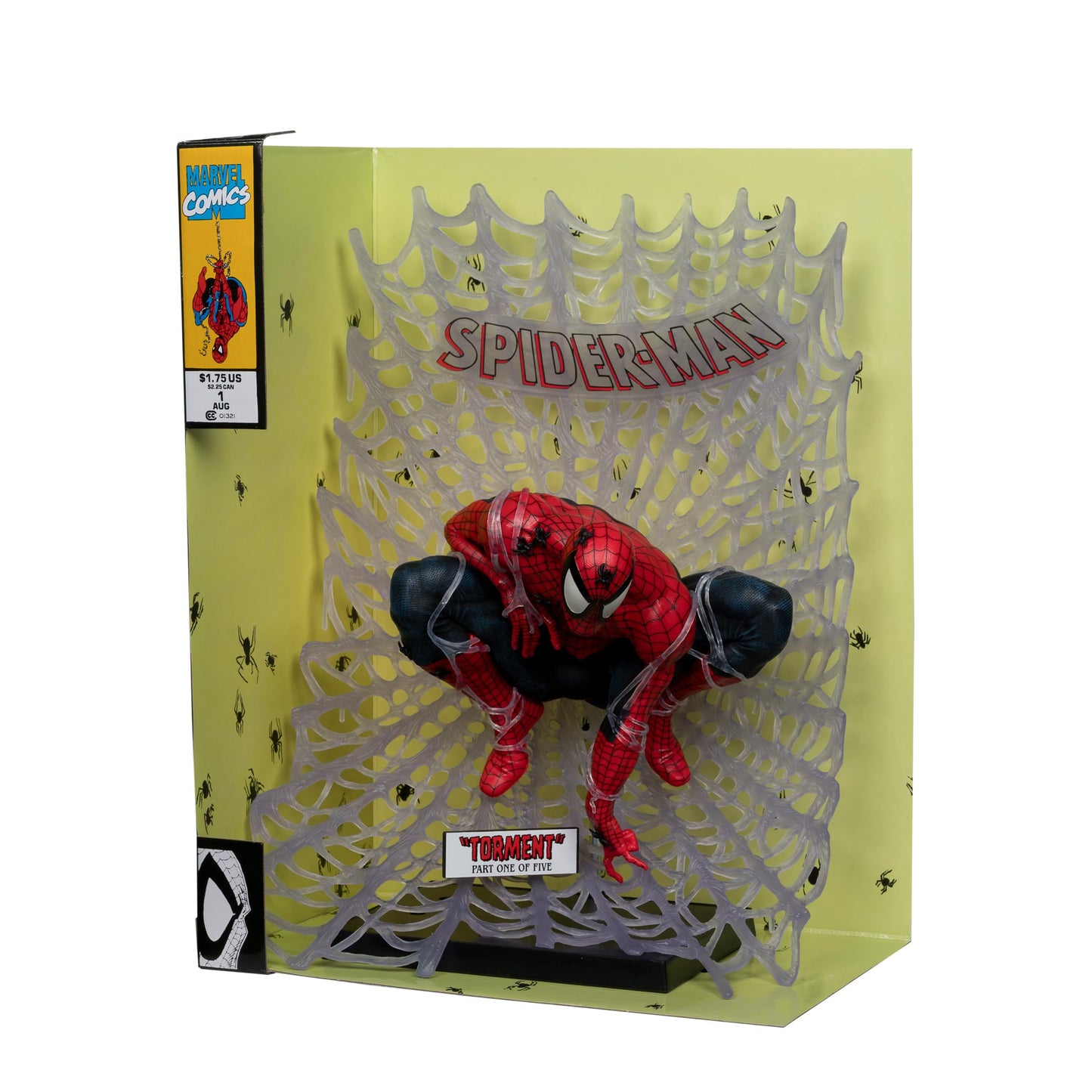 McFarlane Toys - Marvel Spider-Man 1:6th Scale Collectible with Scene (Spider-Man #1)