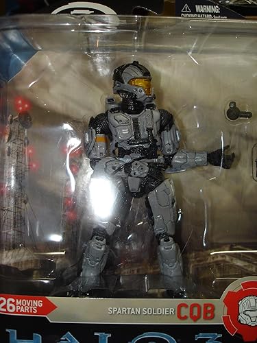 Halo 3 Spartan Soldier CQB Figure - Steel Variant Store Exclusive