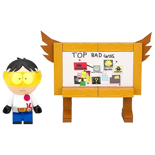 McFarlane Toys South Park Toolshed Stan with Top Bad Guys Board Micro Construction Set Playset