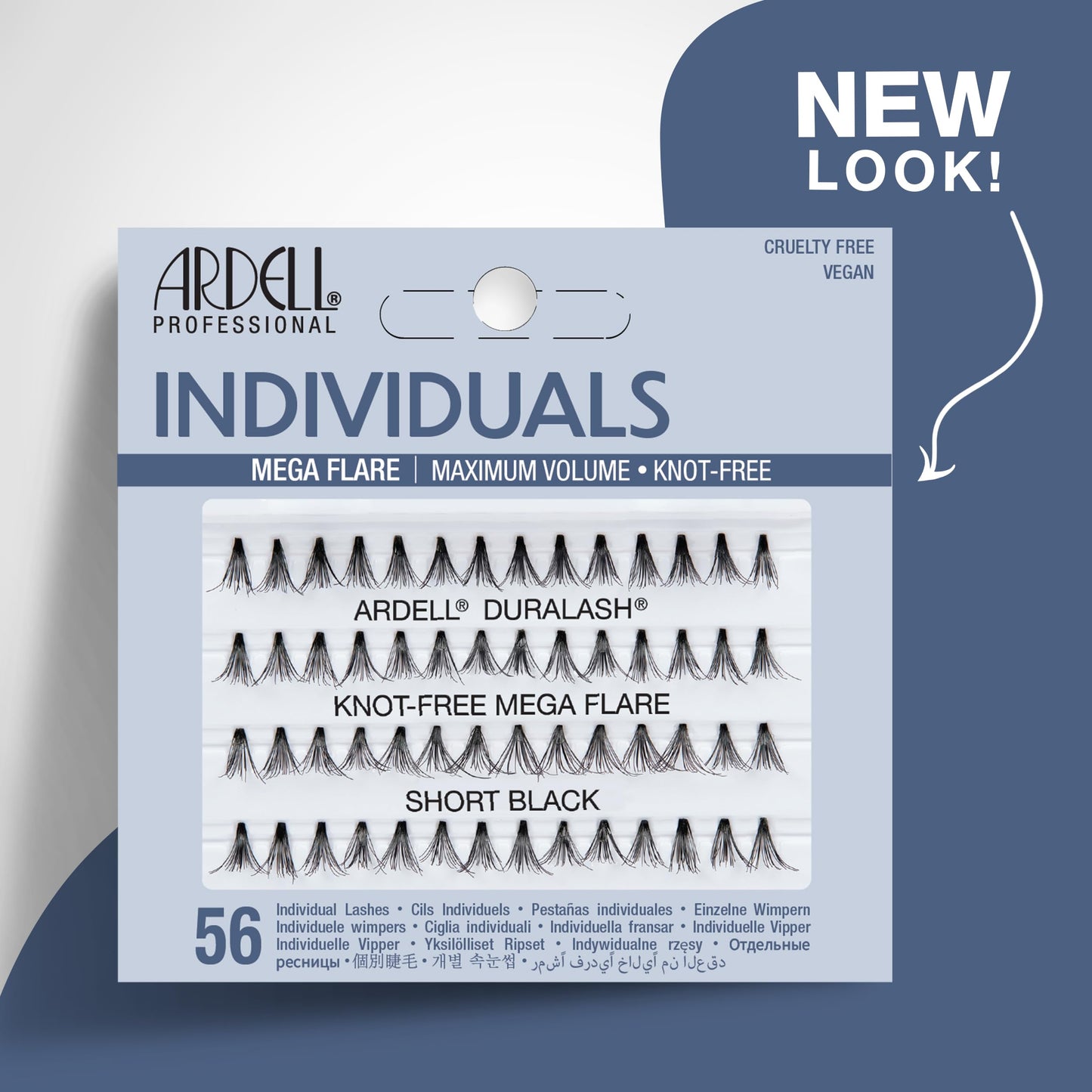 Mega Individuals Knot-Free Short Black
