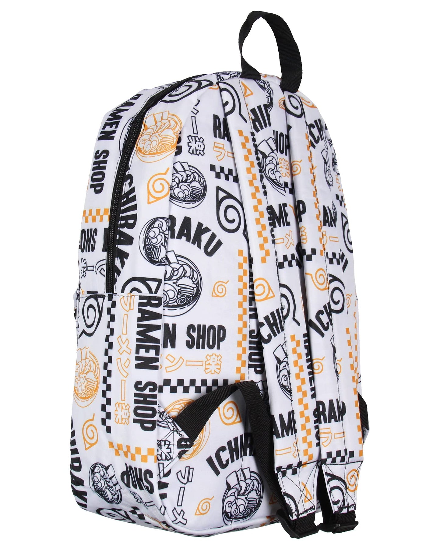 Bioworld Naruto Backpack Ichiraku Ramen Shop Laptop School Travel Backpack Standard White