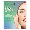 Toute Nuit Wrinkle Patches - Grooves - Face Tape for Maximum Forehead Coverage - Hypoallergenic Anti Wrinkle Patches - 20 Count, Made in USA