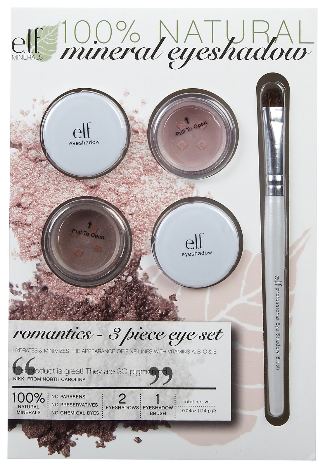 e.l.f. Mineral Eyeshadow Set, Romantics