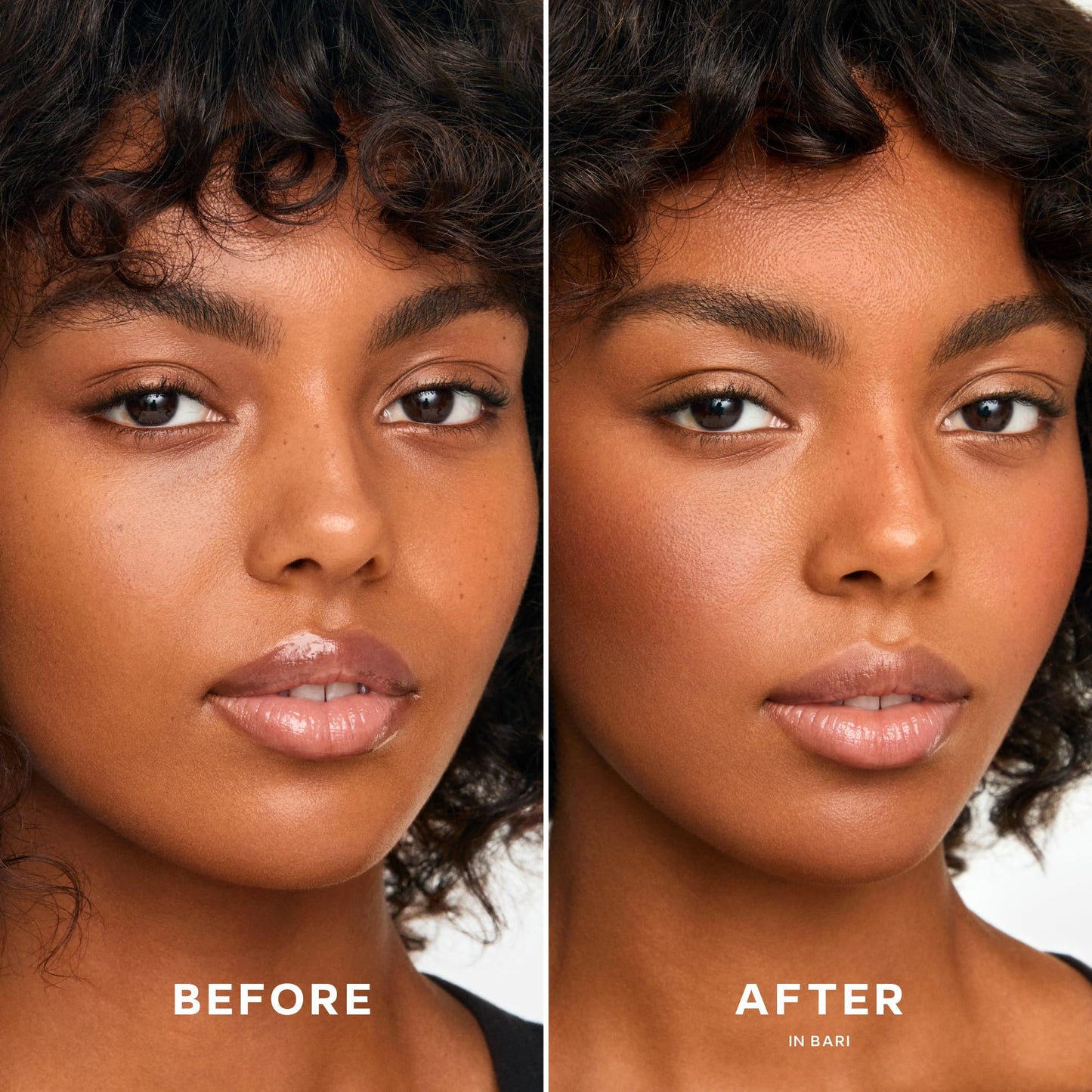 Saie SuperSuede Radiant Baked Bronzer Powder - Hydrating, Long-Lasting + Blurring Powder Bronzer for a Warm, Natural Glow - With Squalane + Jojoba