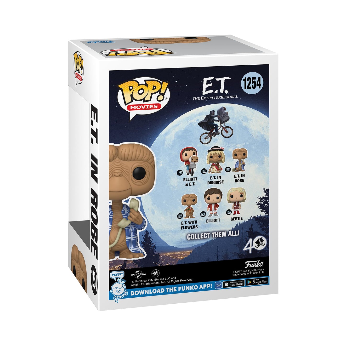 Funko Pop! Movies: E.T. The Extra-Terrestrial - E.T. in Flannel