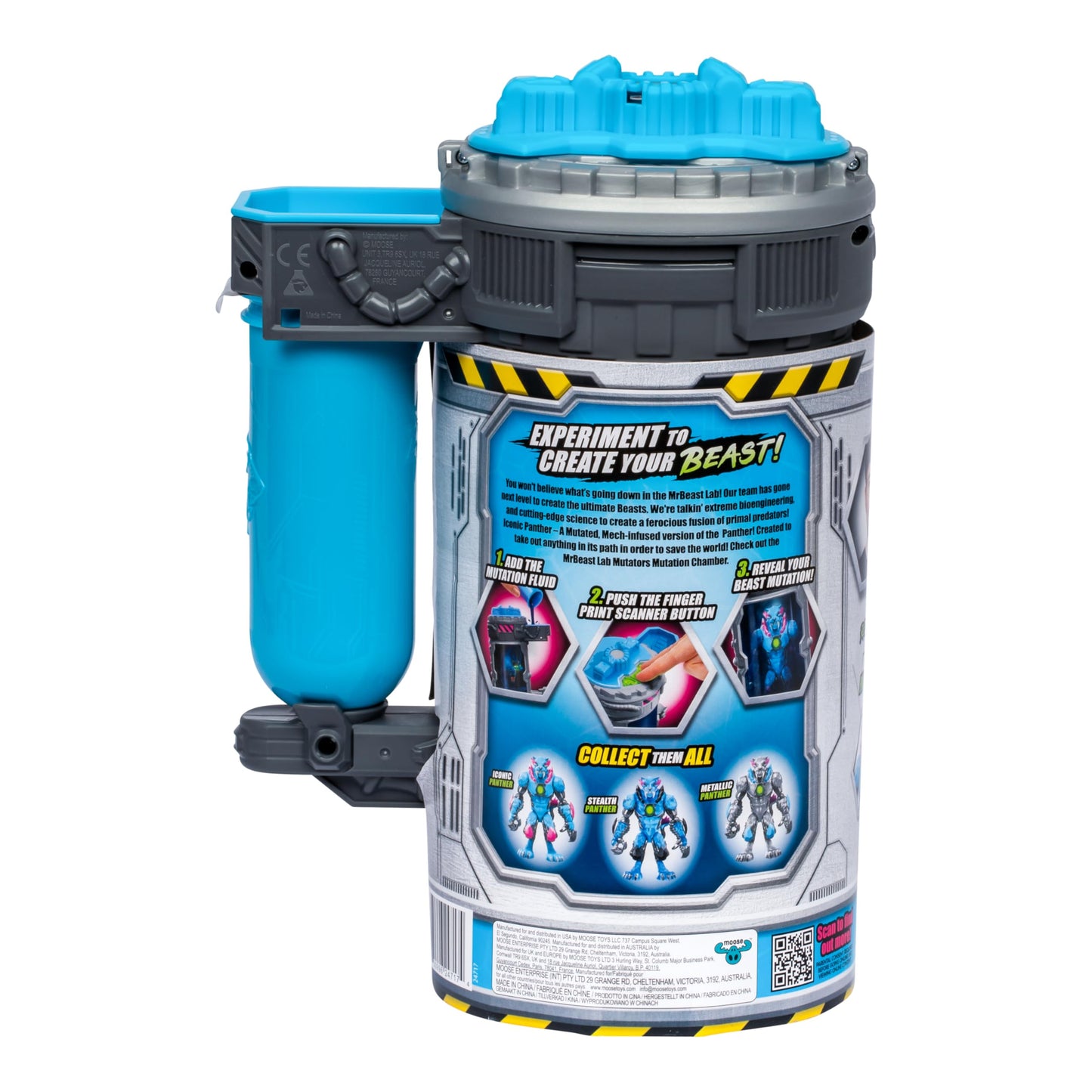 MrBeast Lab Mutators – Mutate the Ultimate Beast, Perform Experiment & Reveal Iconic Panther Action Figure, 3 Styles to Collect