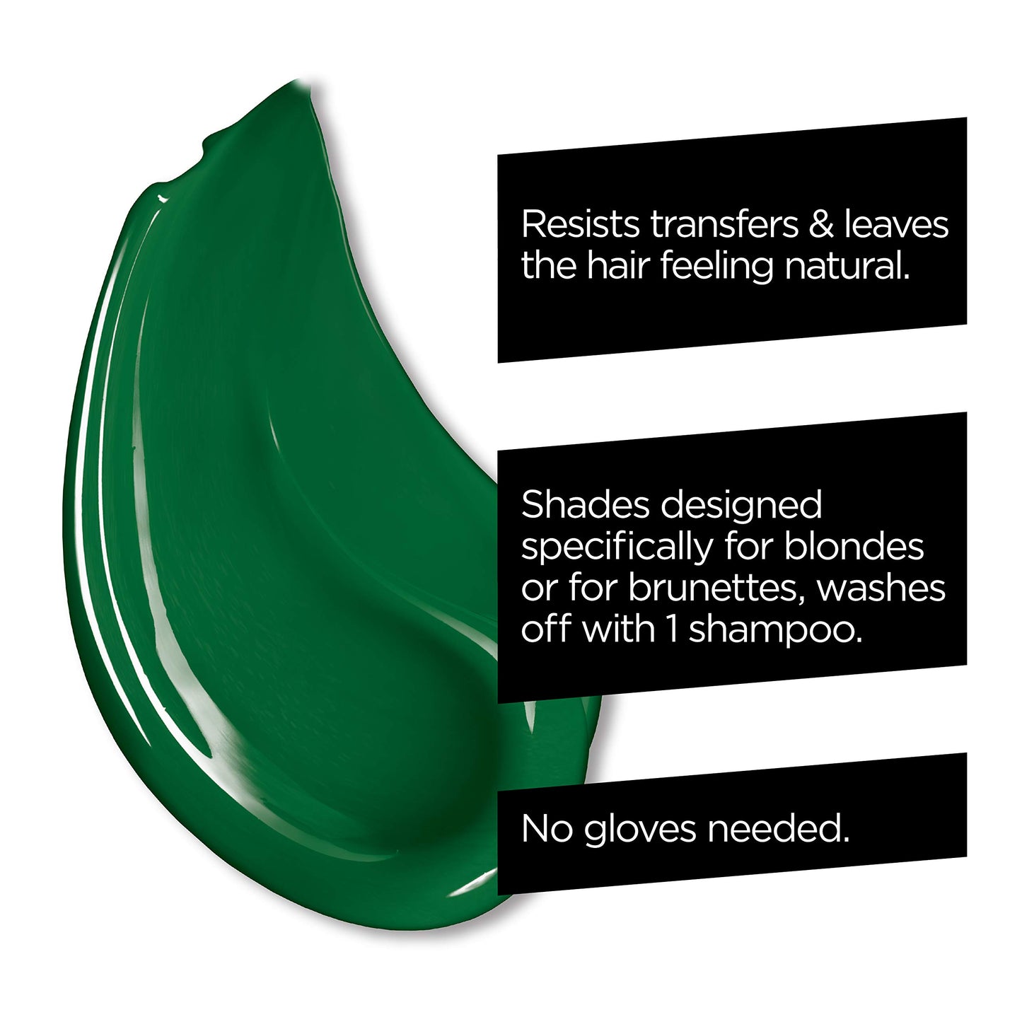 L'Oreal Paris Hair Makeup Temporary 1-Day Hair Color for Brunettes, Green 70, 1 Fl Oz Beauty & Personal Care L'Oreal Paris