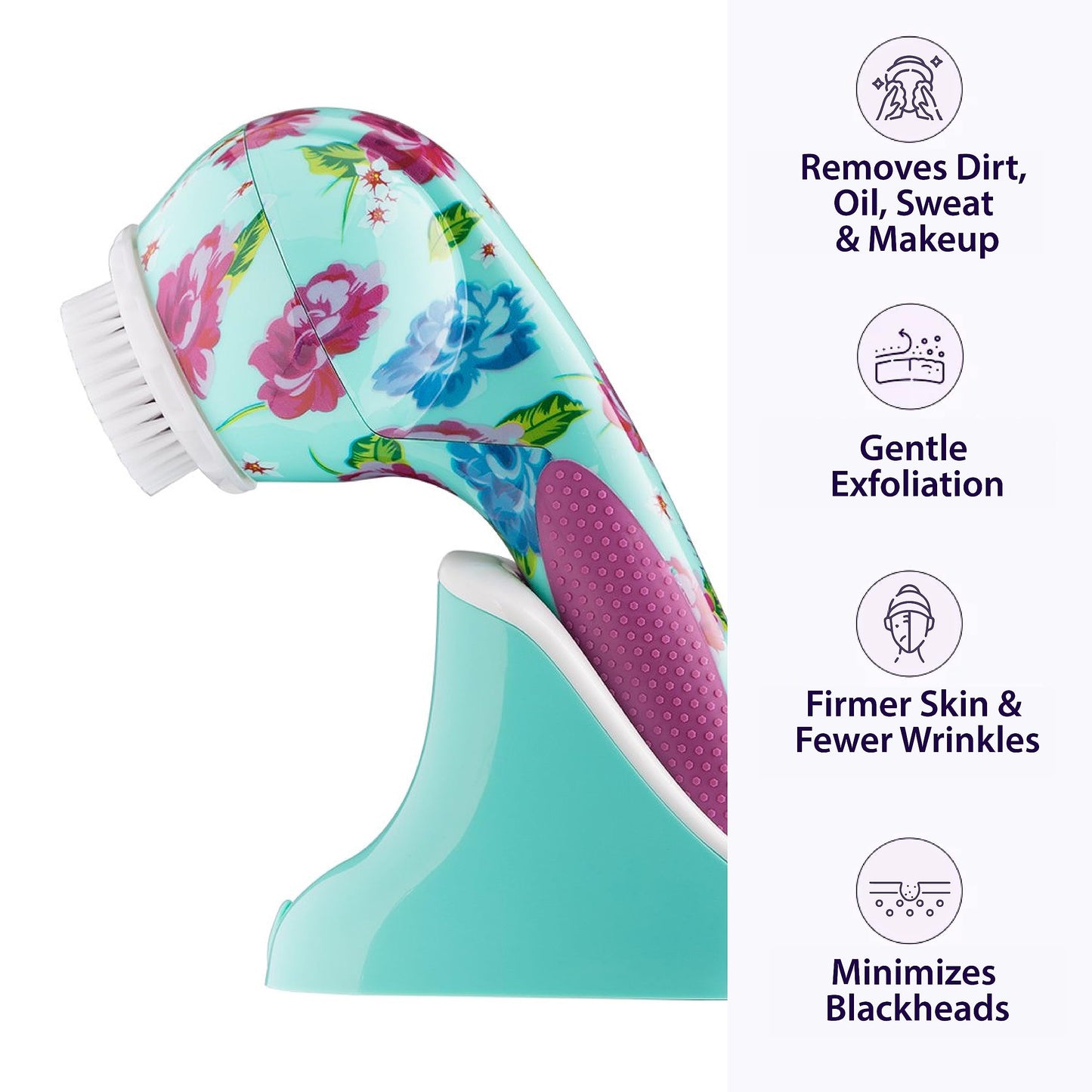 Michael Todd Beauty - Soniclear Elite - Facial Cleansing Brush System - 6-Speeds - Face Cleansing Brush & Exfoliating Body Scrubber